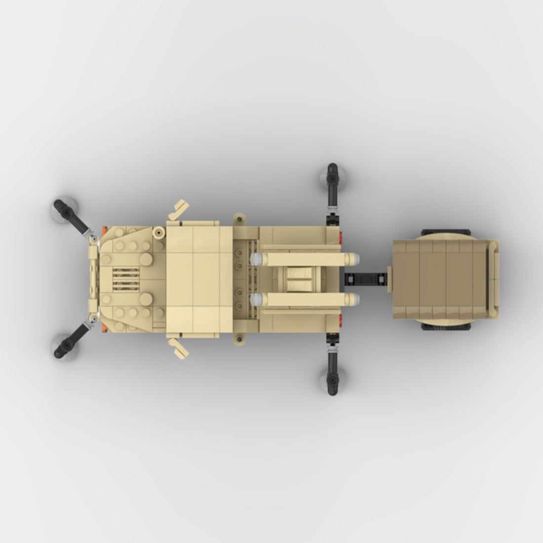 Desert HUMVEE 14 Modern Military Vehicle Building Blocks