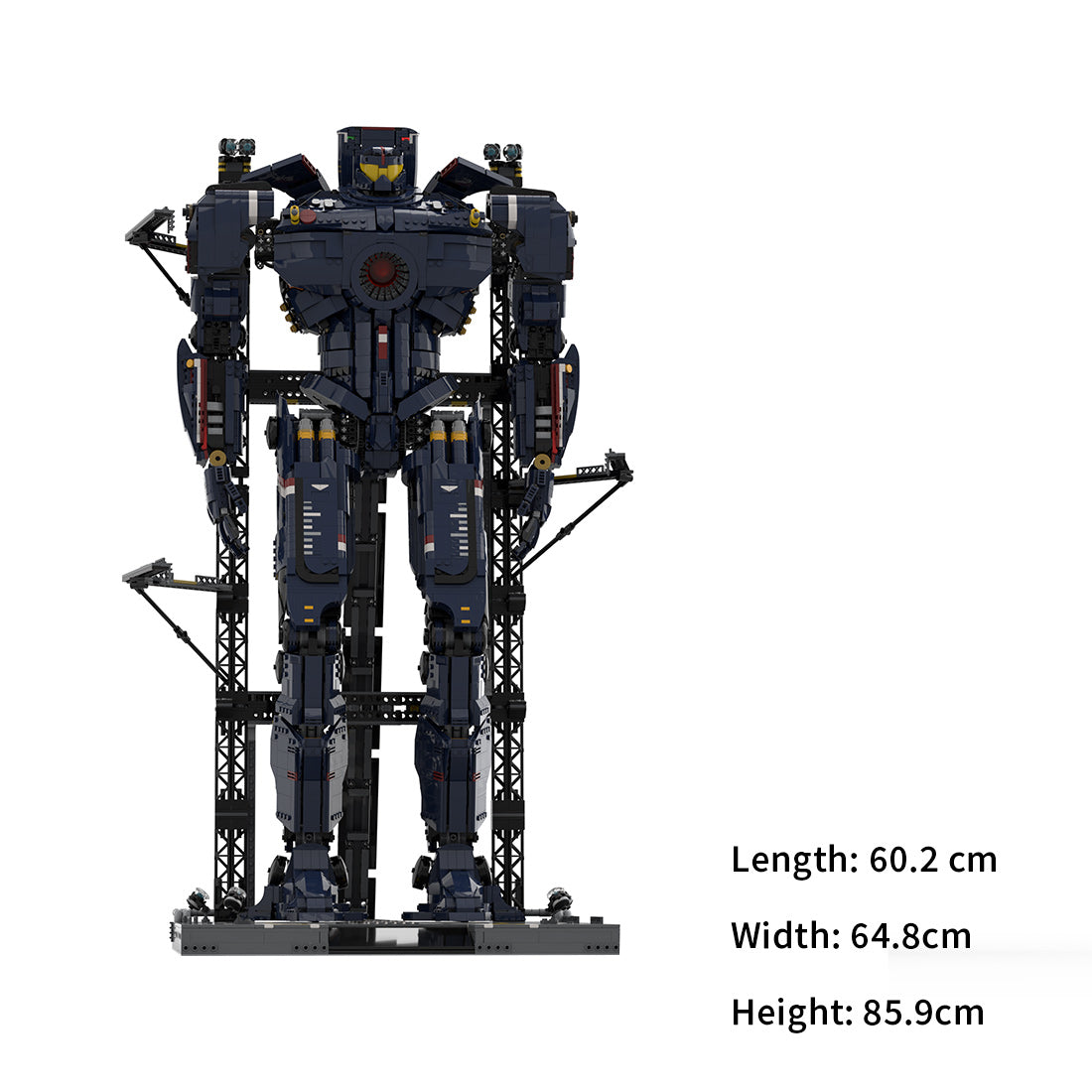 Gipsy Danger Gray Robot Building Blocks