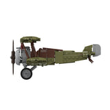 Vintage Military Biplane Building Blocks