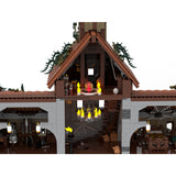 MOC-273998 Abandoned Medieval Manor Modular Building Blocks (Weathered Edition)