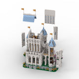 MOC-249372 Ivory Fantasy Castle Building Blocks