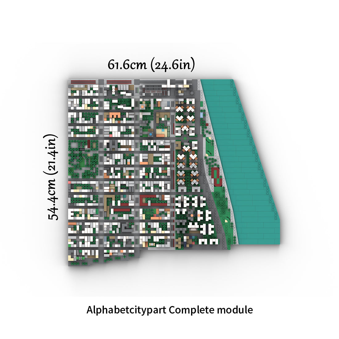 MOC-225884 1/2000 Scale Lower Manhattan - Alphabetcity Module 1 Building Blocks