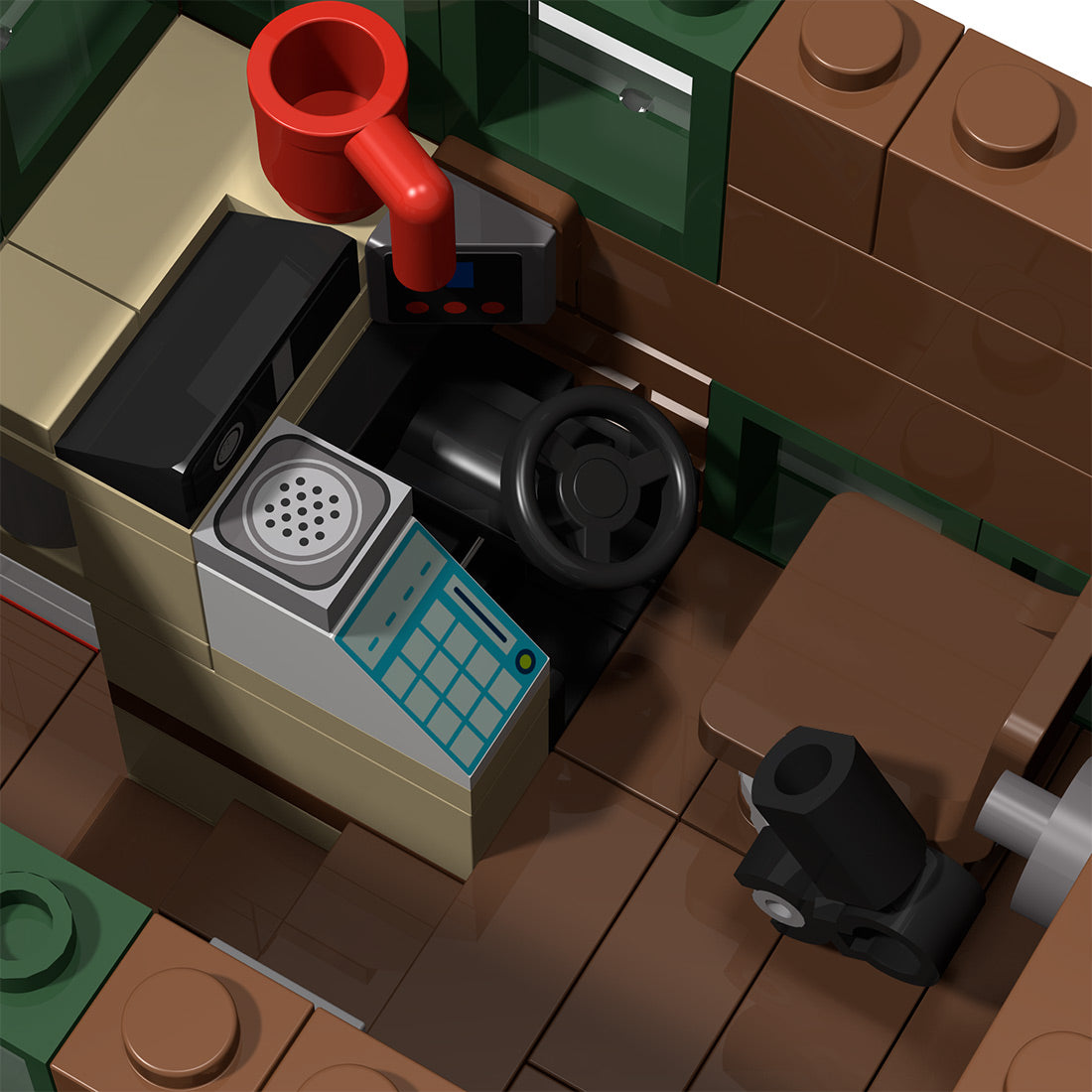 Classic European Canal Houseboat MOC Building Blocks