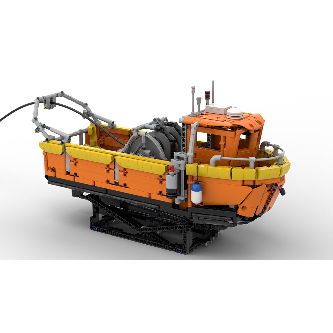 MOC-216080 30ft Seismic Survey Workboat 1:23 Scale Building Blocks