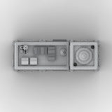 Modular V Sci-Fi Outpost Building Blocks
