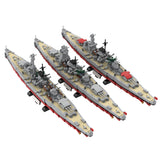1/300 Scale Germany 3 in 1 Deutschland-class warship Building Blocks