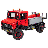 MOC-267088 Unimog Tow Truck 1:10 Scale 4x4 Heavy Tow Truck Building Blocks