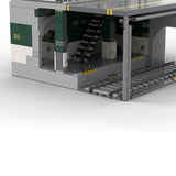 MOC-129272 Modular Urban Transit Station with Rooftop Greenery Building Blocks
