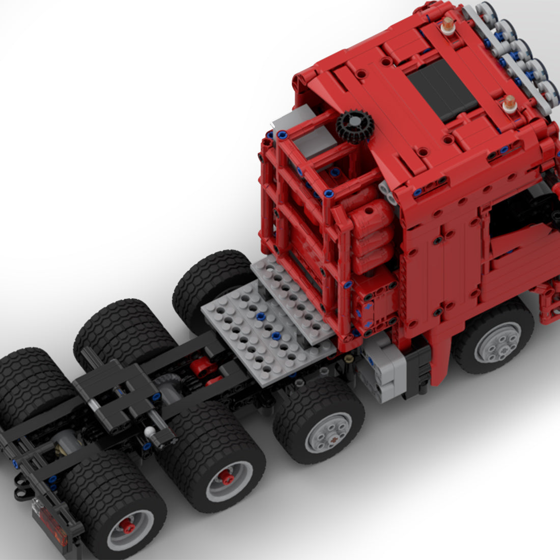 MOC-56213 Modern Heavy Truck Building Blocks Set