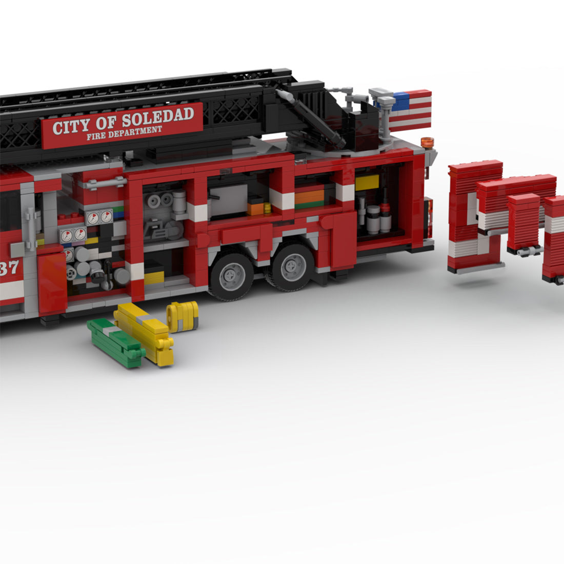 MOC-264720 2024 Smeal-Spartan Gladiator RMA Quint Soledad Truck 37 Building Blocks