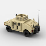 Desert HUMVEE 3 Modern Military Vehicle Building Blocks