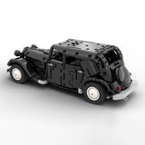 MOC-149659 Citroen Traction Avant Rounded Trunk 1:15 Scale Building Blocks