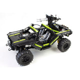 MOC-166891 + MOC-172968 Halo Warthog M12B RC Armored Off-Road Vehicle & Motorized Turret Building Blocks