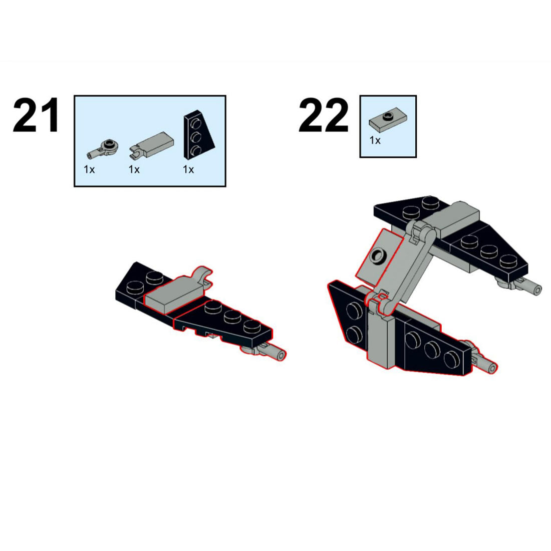 MOC-106414 TIE-Defender Sci-Fi Spacecraft Building Blocks