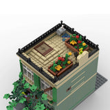 MOC-209268 Green Ivy Flower Shop Modular Building Blocks