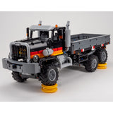 MOC-219862 6x6 Off-Road Retro Truck 1:20 Scale Building Blocks