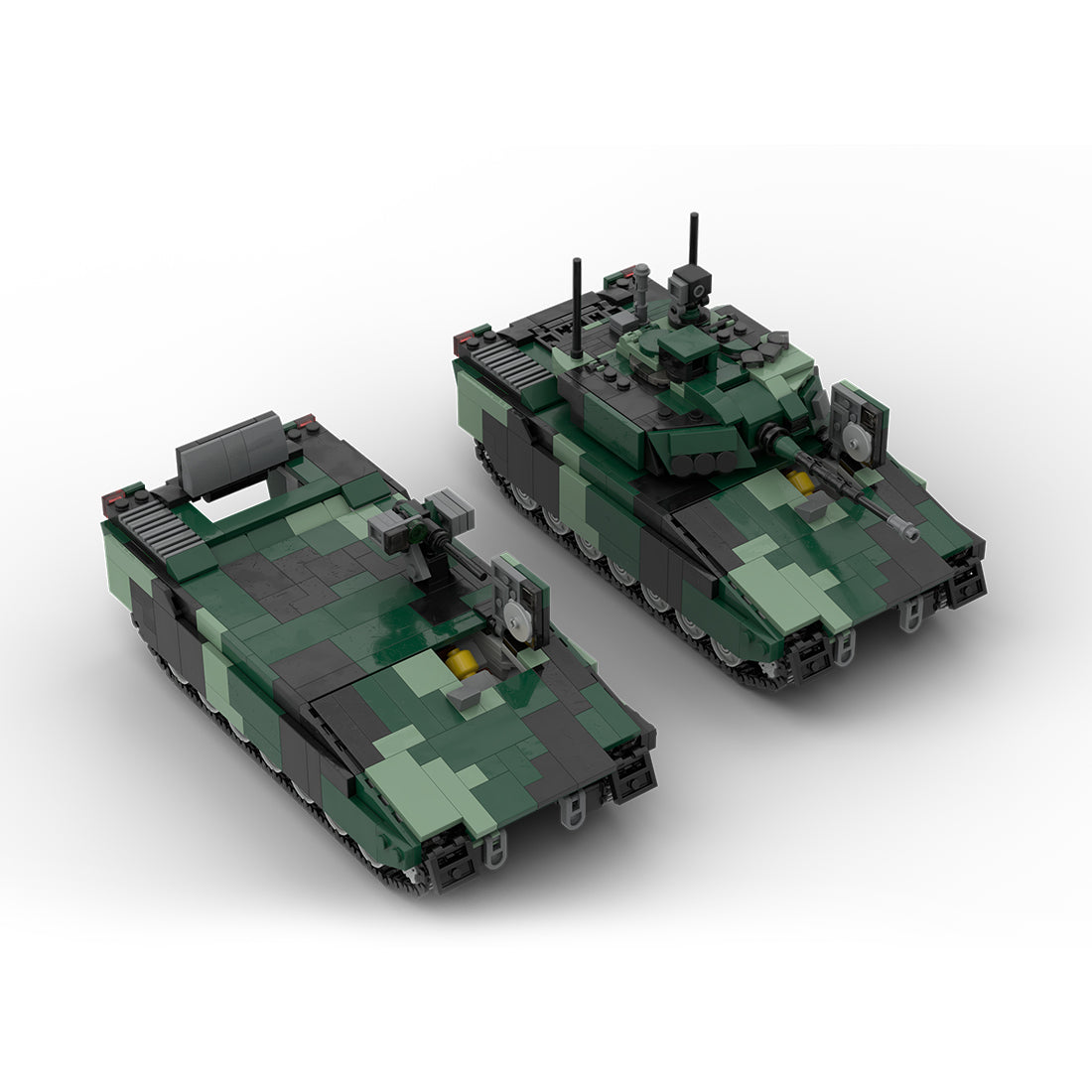 MOC-240747 1/35 Scale Nordic Tracked Armored Vehicle Building Blocks