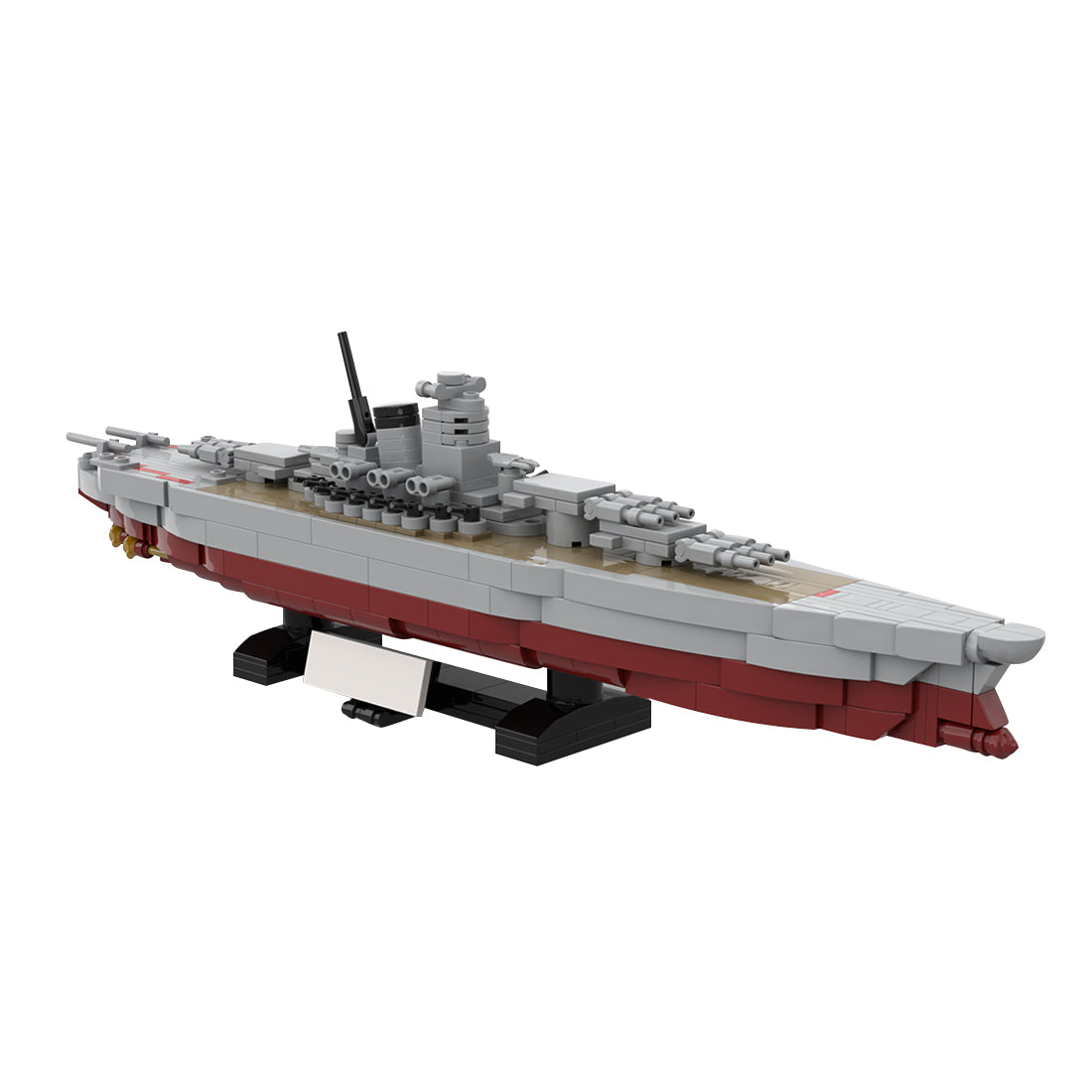 1:700 Scale Yamato Battleship Building Blocks