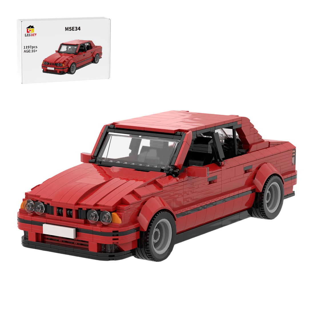 MOC-196721 BMW M5 E34 Building Blocks