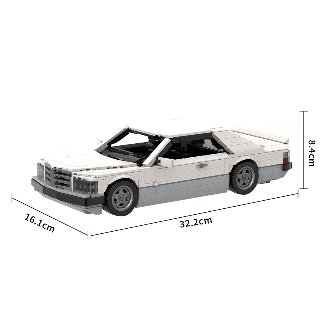1980s German Grand Touring Coupe Building Blocks (gobricks)
