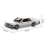 1980s German Grand Touring Coupe Building Blocks (gobricks)
