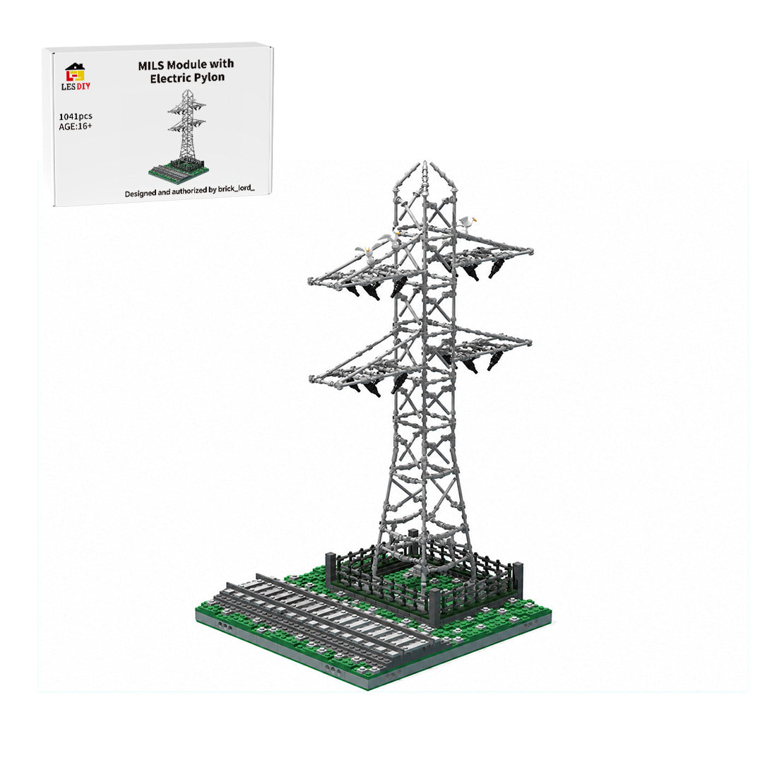 MILS High-Voltage Transmission Tower Building Blocks
