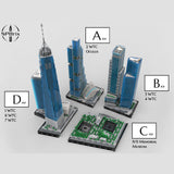 MOC-264039 1:800 Scale New World Trade Center Building Blocks