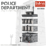 MOC-4652 Large-scale Police Department Building Blocks