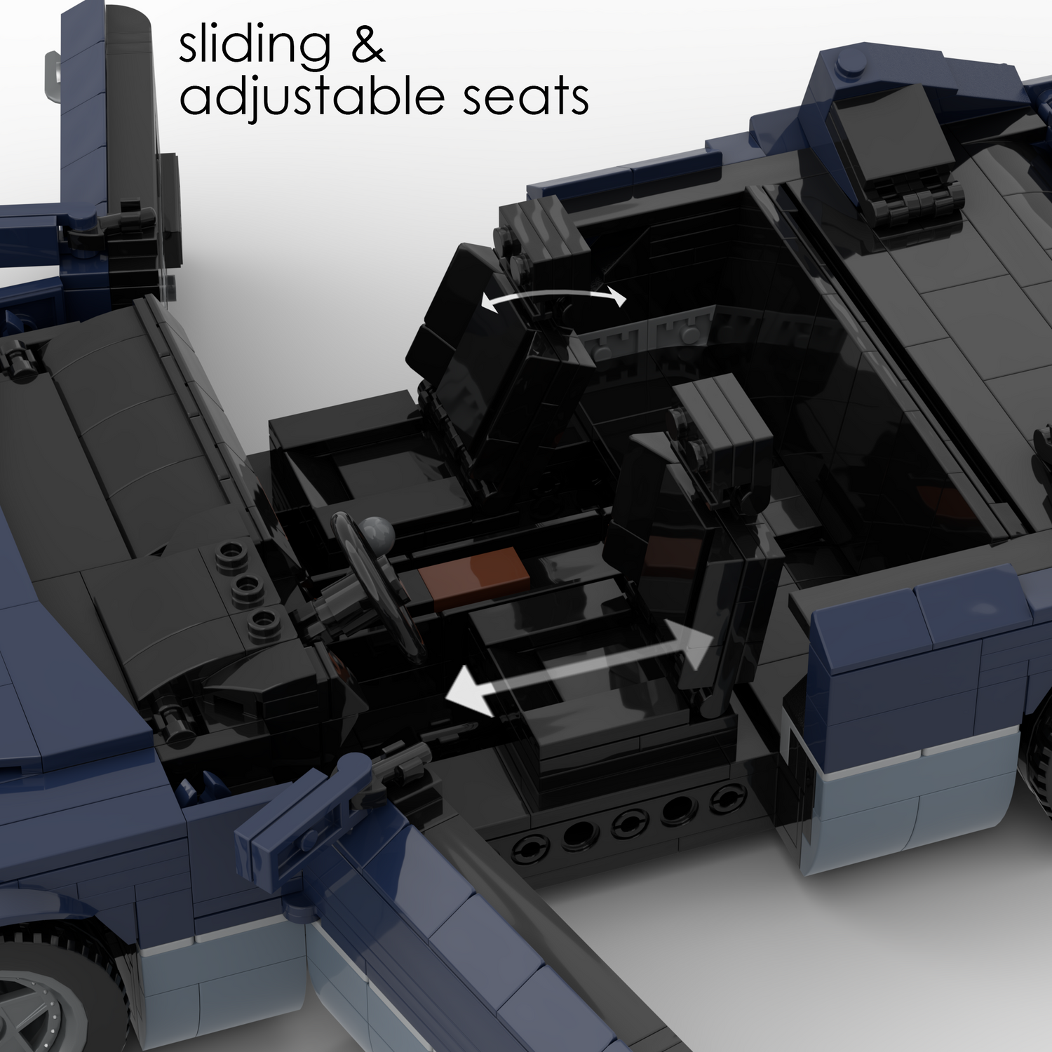 1980s German Grand Touring Coupe Building Blocks (Gobricks)