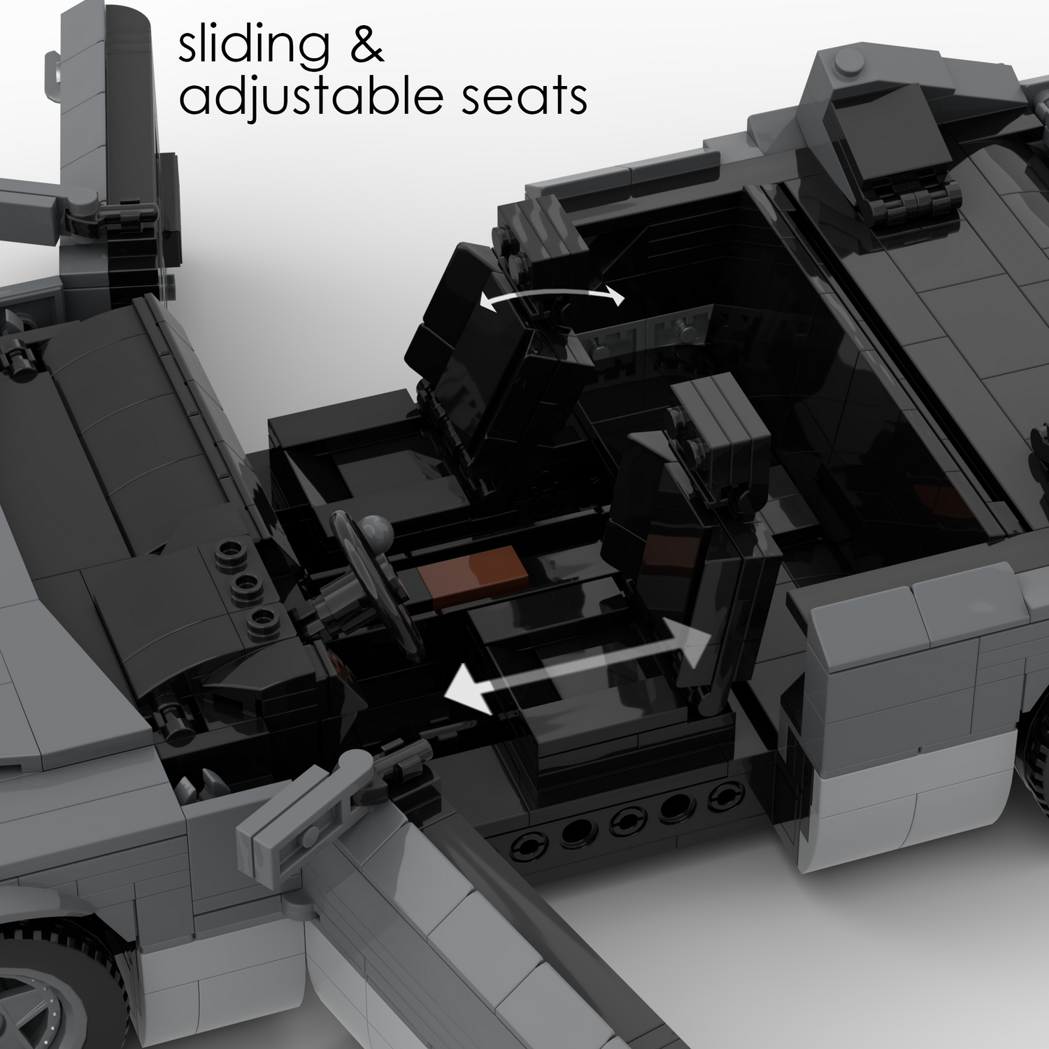 1980s German Grand Touring Coupe Building Blocks (Gobricks)