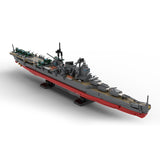 1/300 Scale Military MOC WWII Japanese Mogami Heavy Cruiser Building Blocks