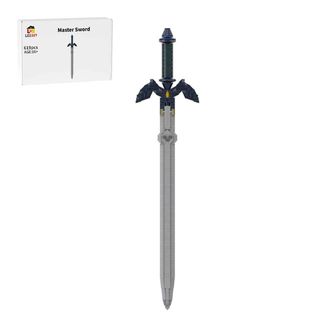 MOC-201017 Master Sword - The Legend of Zelda, Breath of the Wild Building Blocks