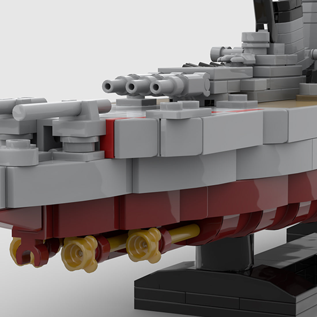1:700 Scale Yamato Battleship Building Blocks