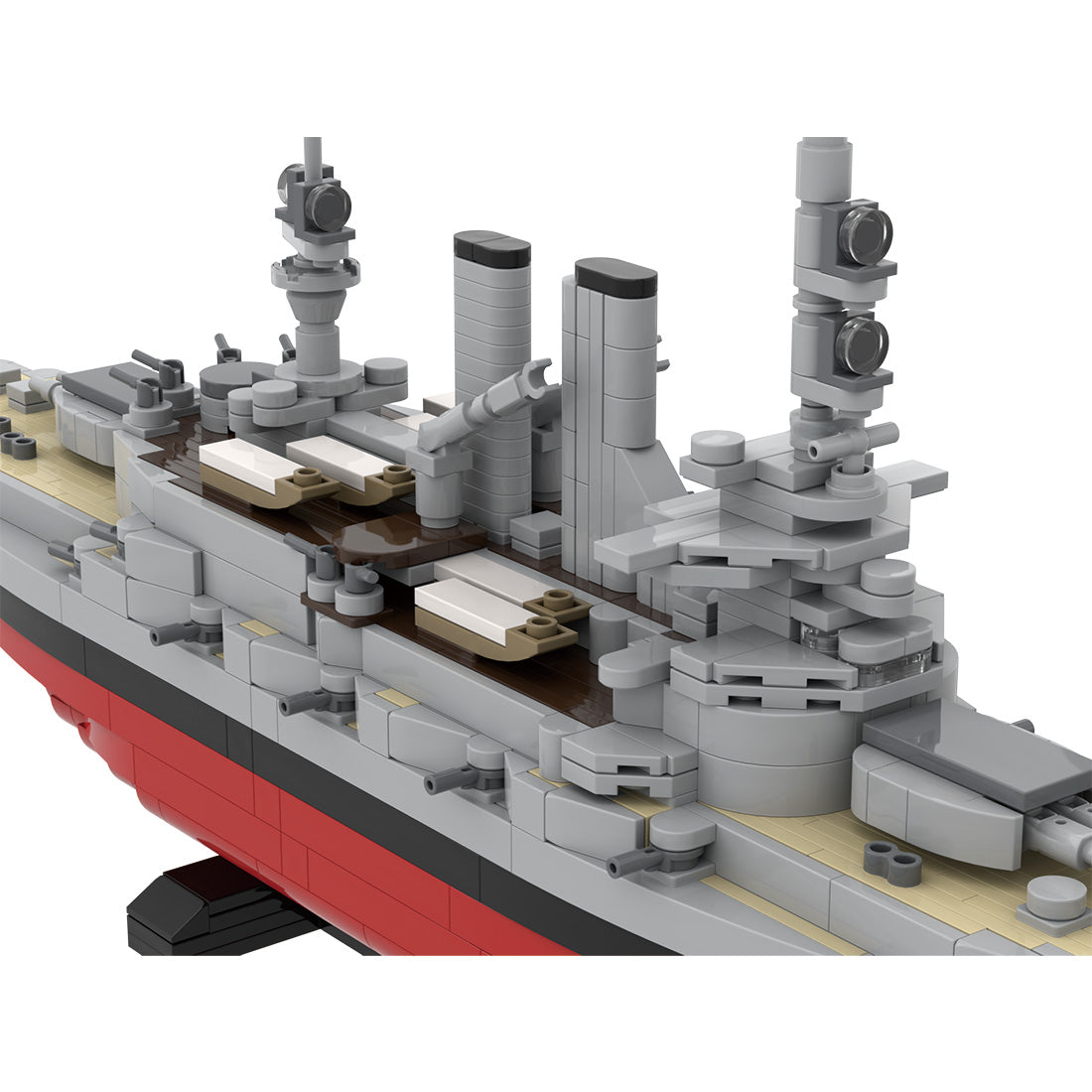 1/300 Scale SMS Schleswig-Holstein Battleship Building Blocks