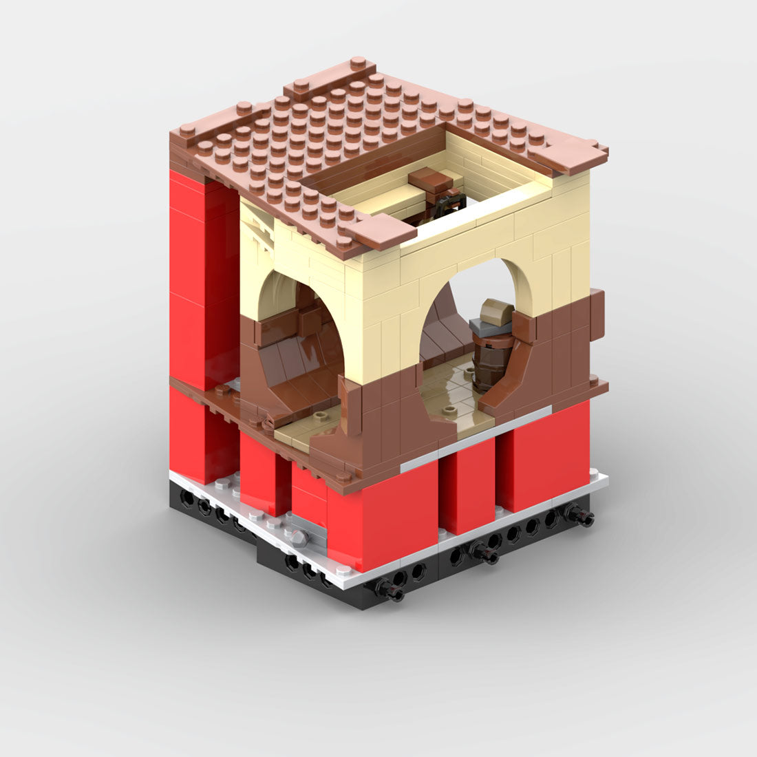 Medieval Cavern Dwelling Modular Building Blocks-Section 2 Guest Room