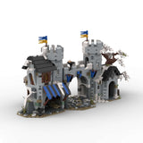 MOC-237647 Medieval Twin Tower City Gate Building Blocks