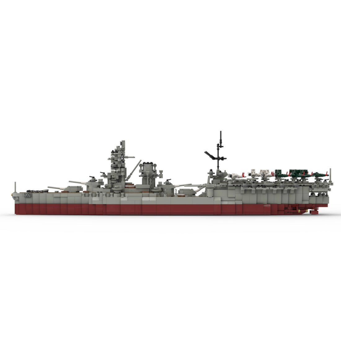 IJN Ise WWII Aviation Battleship Building Blocks