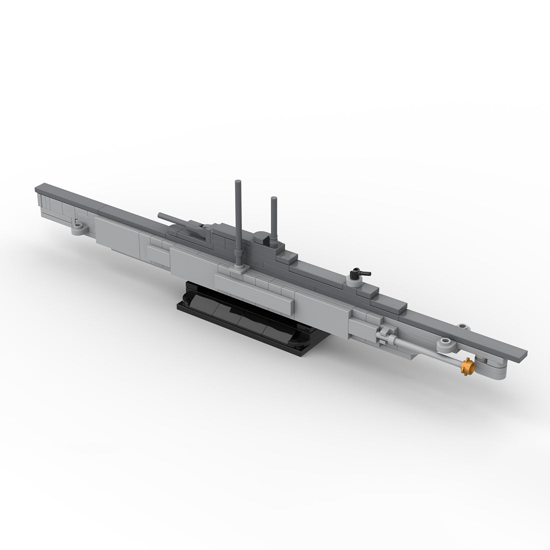 HMS M1 M-Class Submarine Monitor Building Blocks