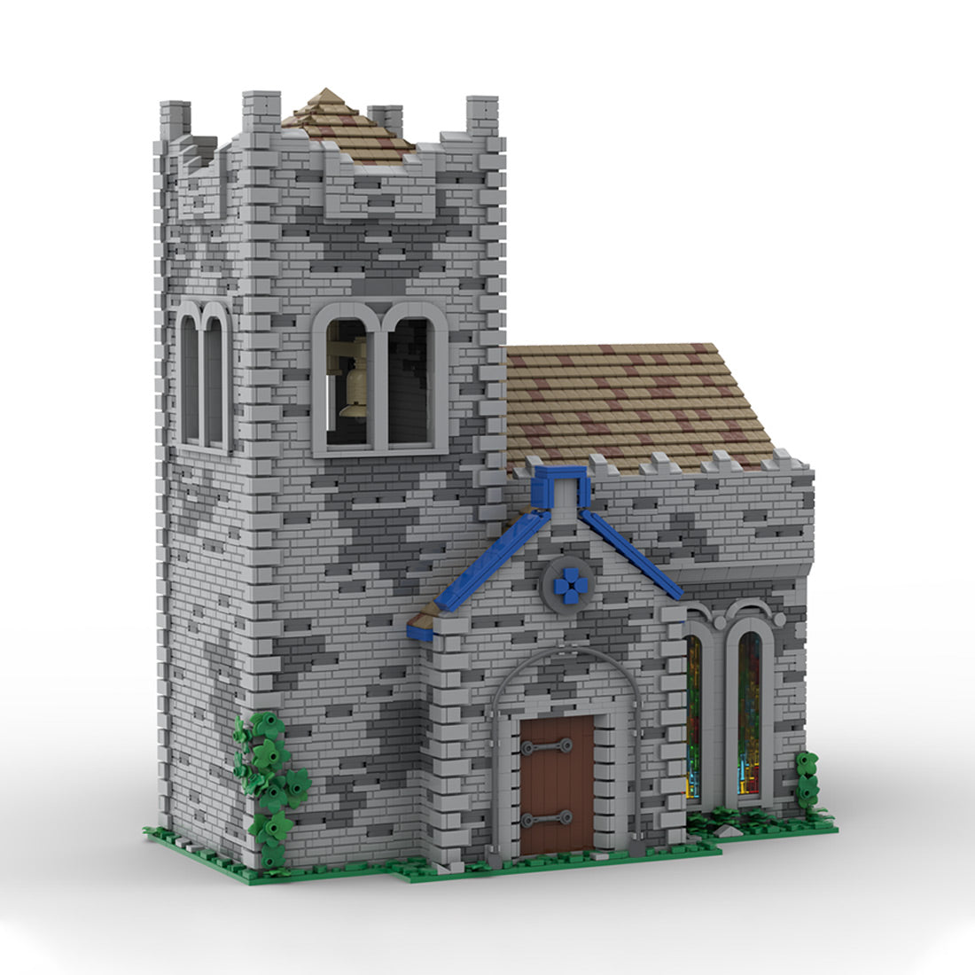MOC-203438 Medieval Village Monastery Building Blocks