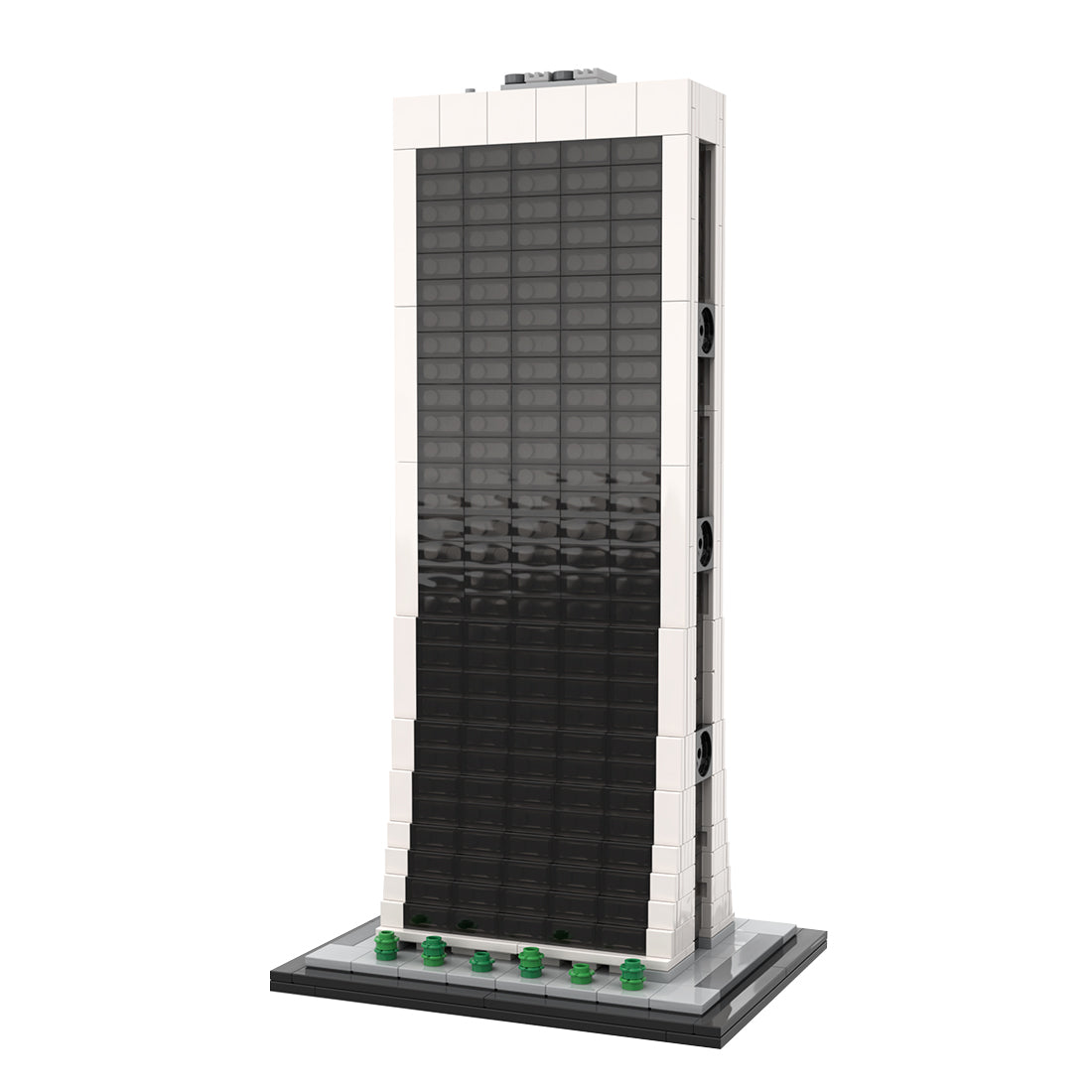 MOC- 174824 9 West 57th Street - 1/800 Scale Building Blocks