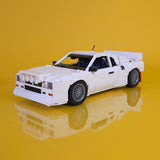 Italian Racing Legend Supercar Building Blocks (gobricks/white)