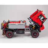 MOC-267088 Unimog Tow Truck 1:10 Scale 4x4 Heavy Tow Truck Building Blocks