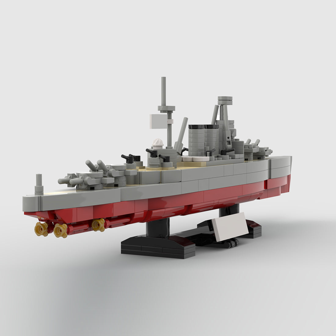 1:700 Scale HMS Hood Battlecruiser Building Blocks