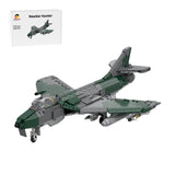 1/35 Scale British Subsonic Hawker Combat Fighter Building Blocks