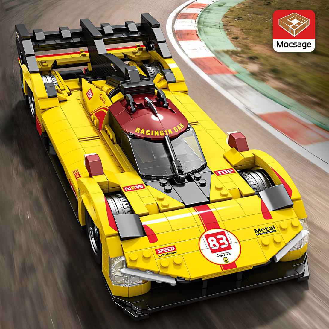 Mocsage 1:16 499P Supercar Building Blocks