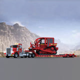 MOC-257804 Peterbilt 367 + CAT D8R Dozer - L.A County Dozer Team 5 Building Block