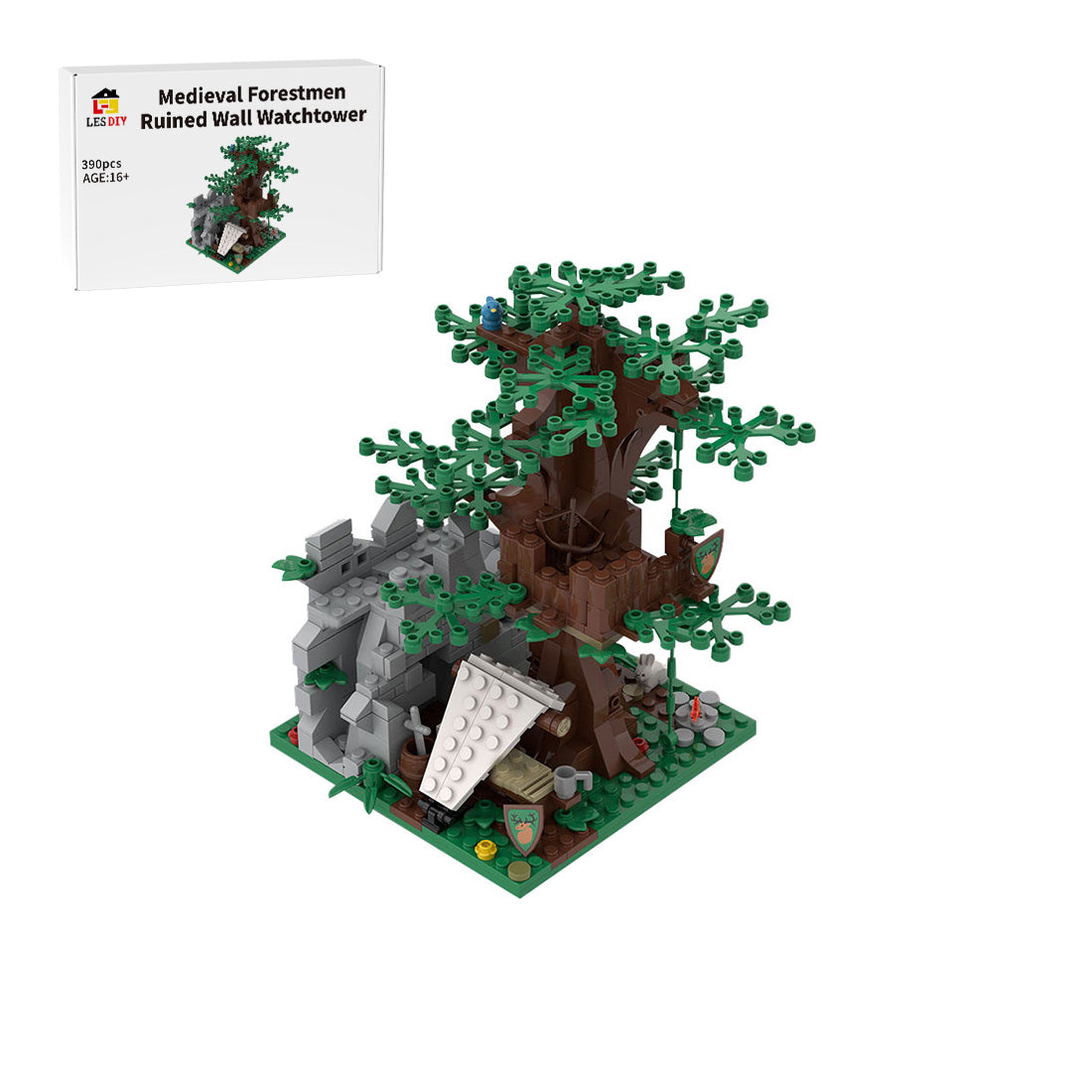 MOC-176956 Forestmen Ruined Wall Look-Out