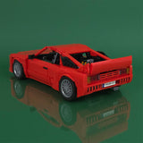 Italian Racing Sports Car Building Block (gobricks/red)