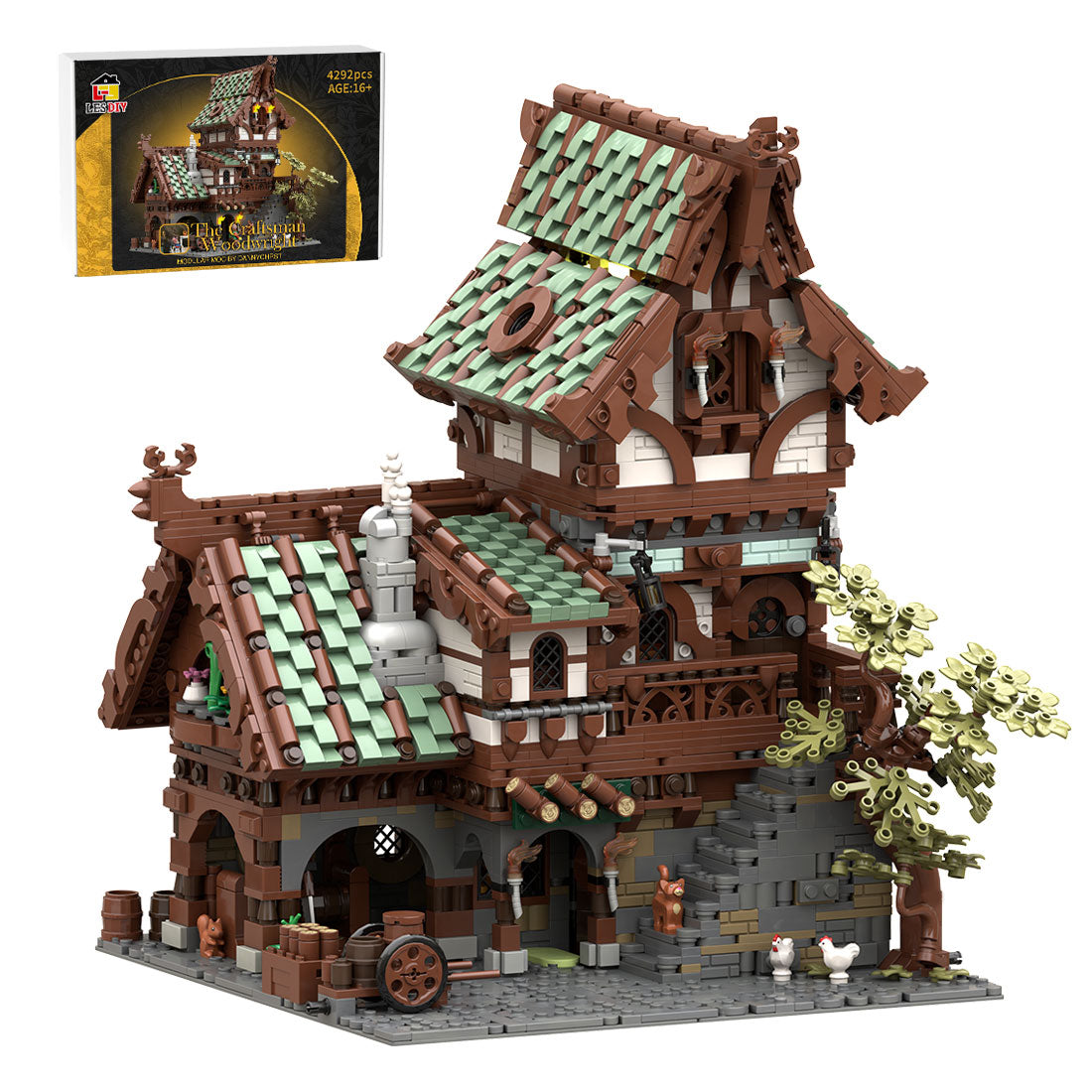 MOC-263858 The Craftsman's Woodwright Medieval Building Blocks