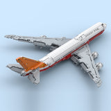 747-8I Factory Livery Airliner Building Blocks-LesDiy-Building Blocks-
